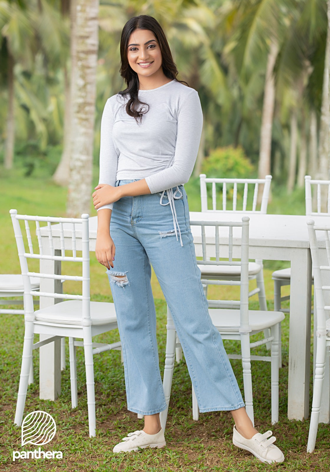 Casual 3/4 Sleeve T shirt