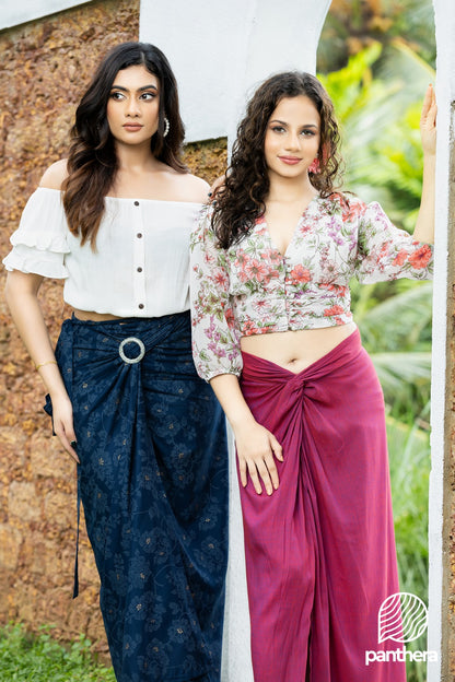 Floral Printed Lungi (Included Buckle)