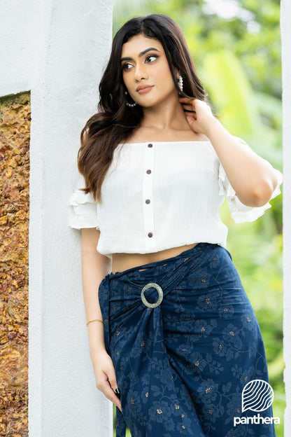 Floral Printed Lungi (Included Buckle)