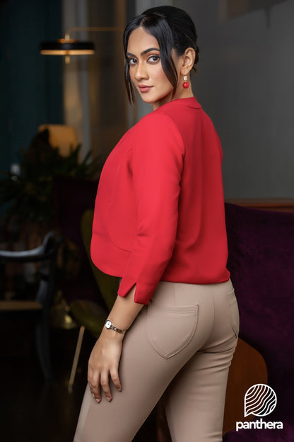 Scarlet CurveCut Blazer
