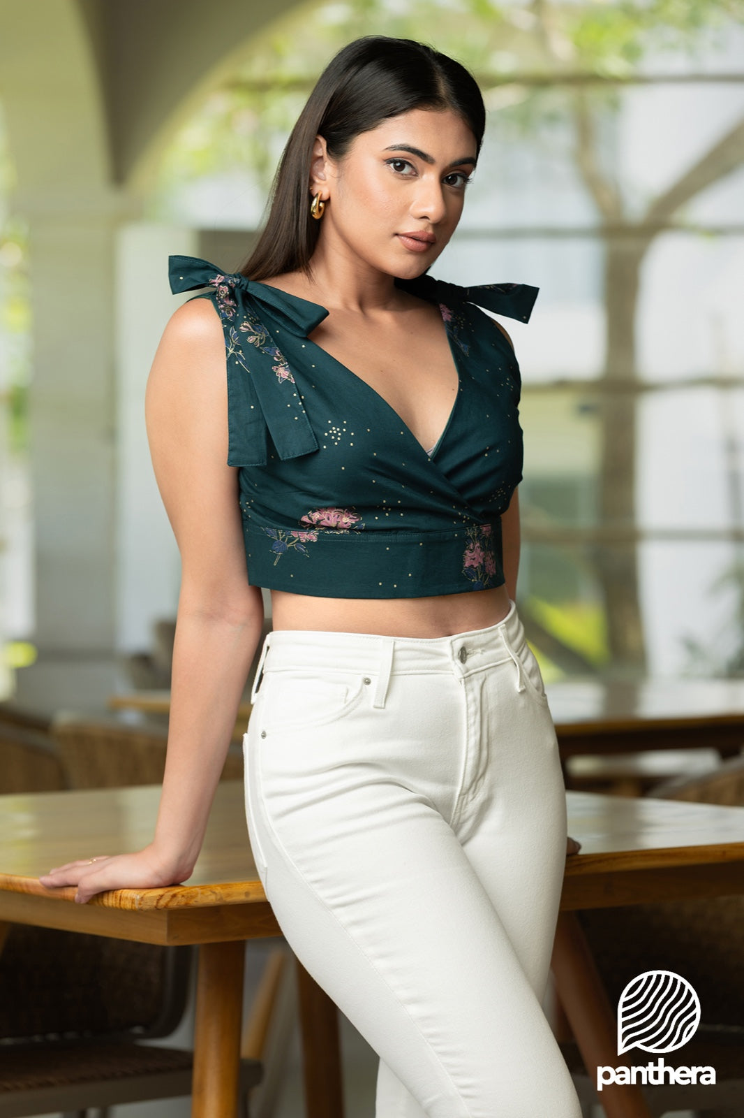 Shoulder Knot Casual Top