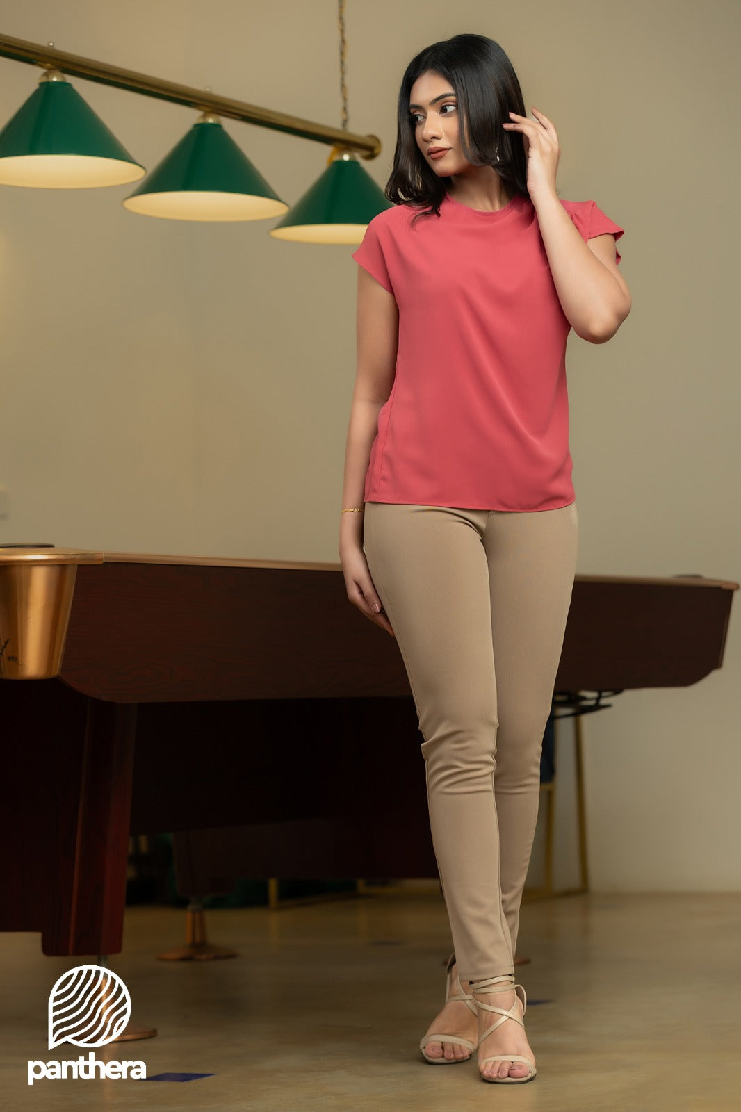 Shoulder gathering Top