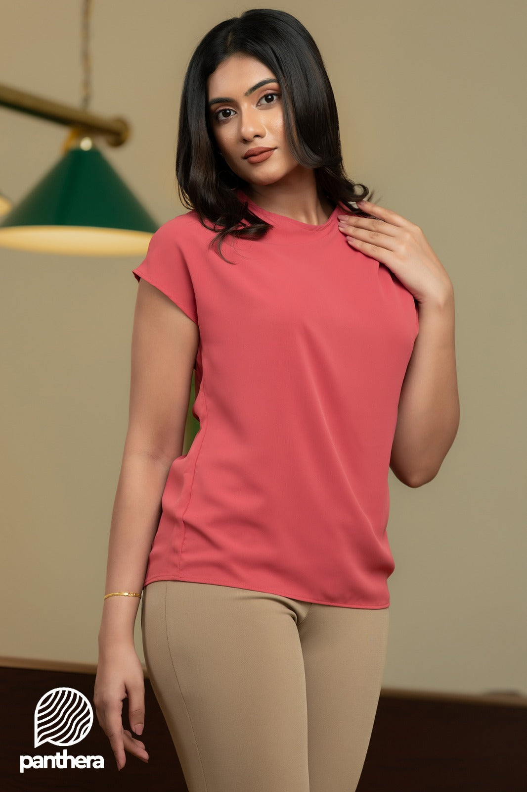Shoulder gathering Top