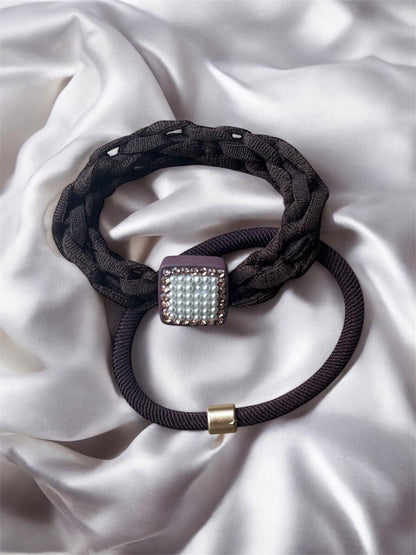 Pearl Embedded High Elasticity Hair Band