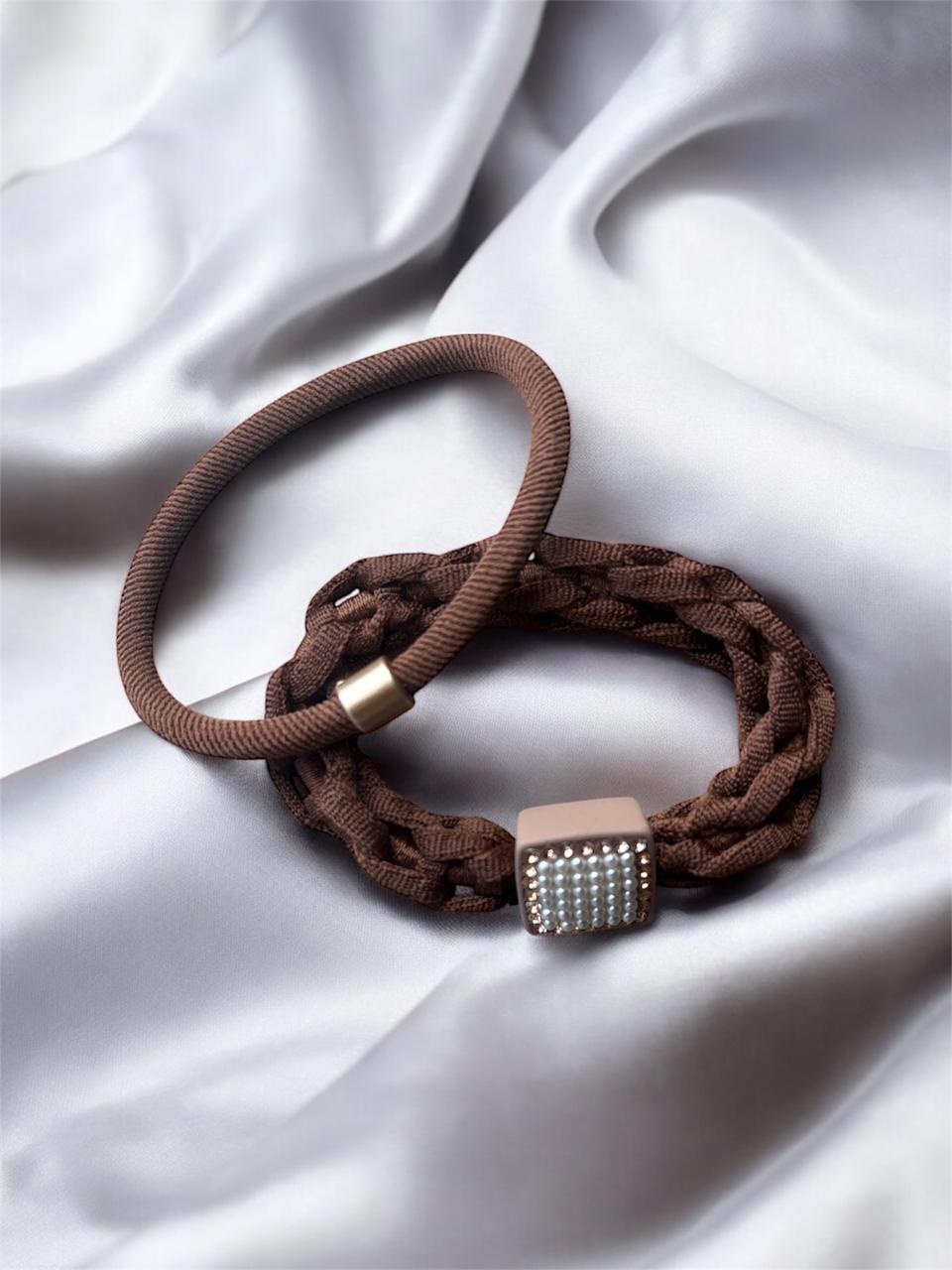 Pearl Embedded High Elasticity Hair Band