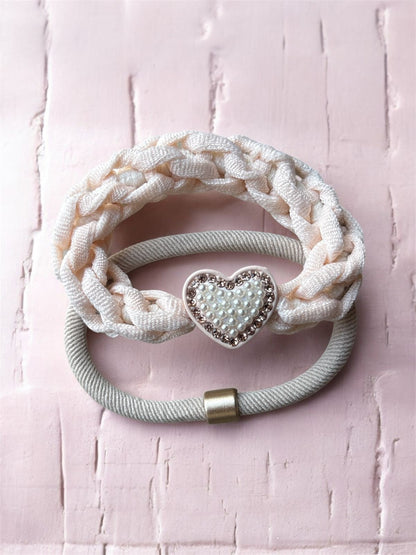 Pearl Embedded High Elasticity Hair Band