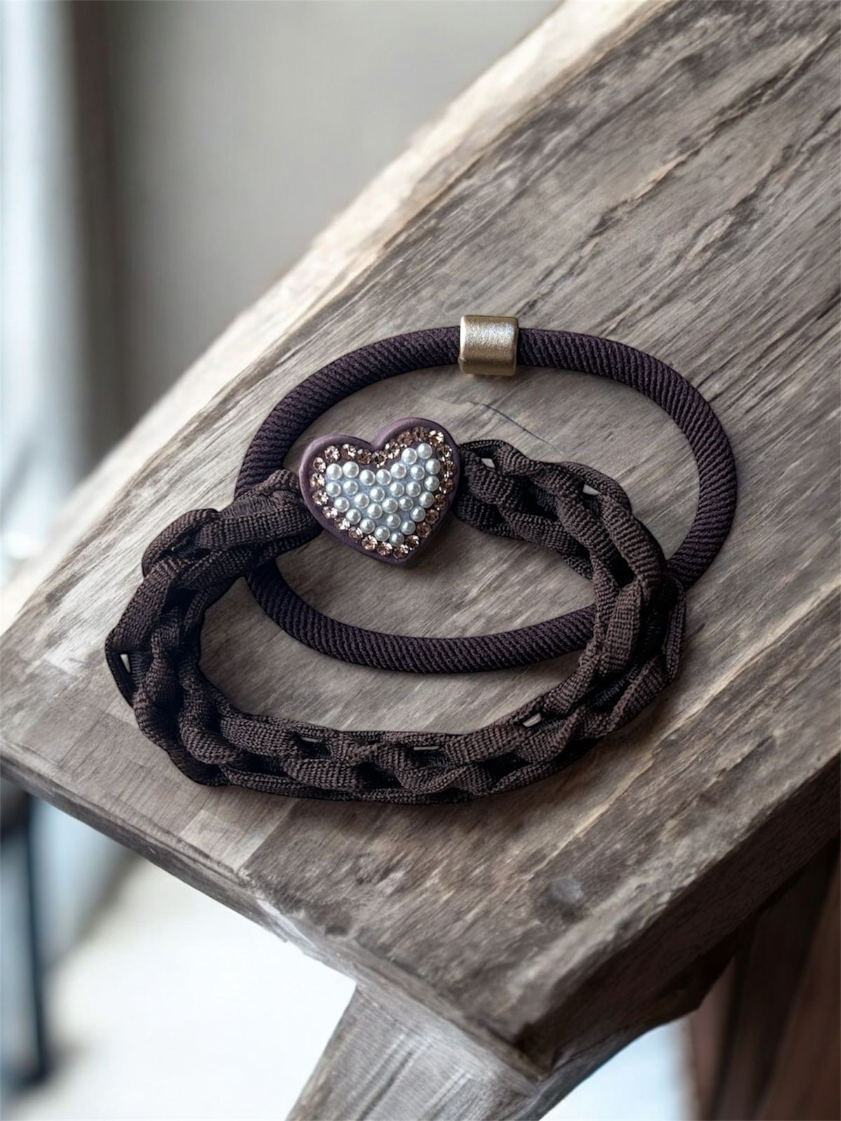 Pearl Embedded High Elasticity Hair Band