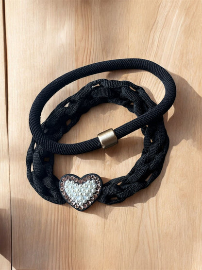 Pearl Embedded High Elasticity Hair Band
