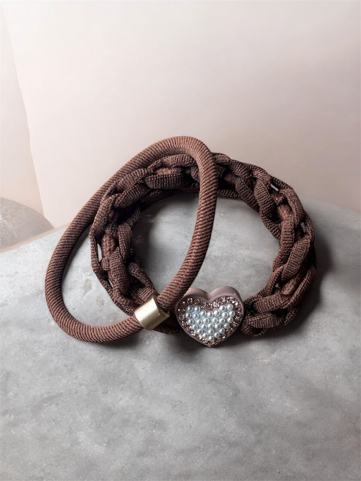 Pearl Embedded High Elasticity Hair Band
