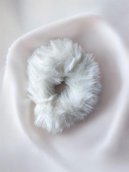 Trendy Fuzzy Hair Scrunchies