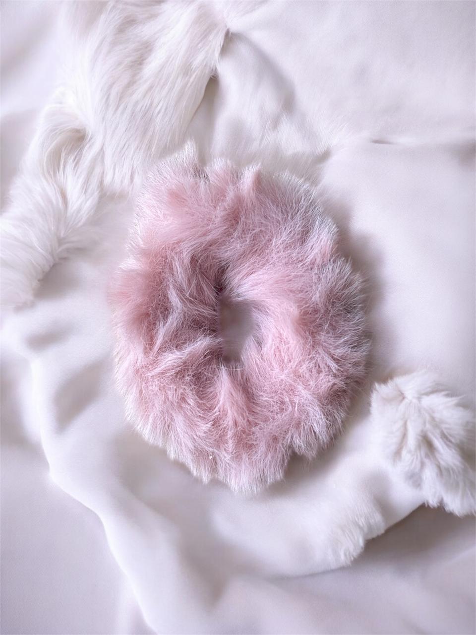 Trendy Fuzzy Hair Scrunchies