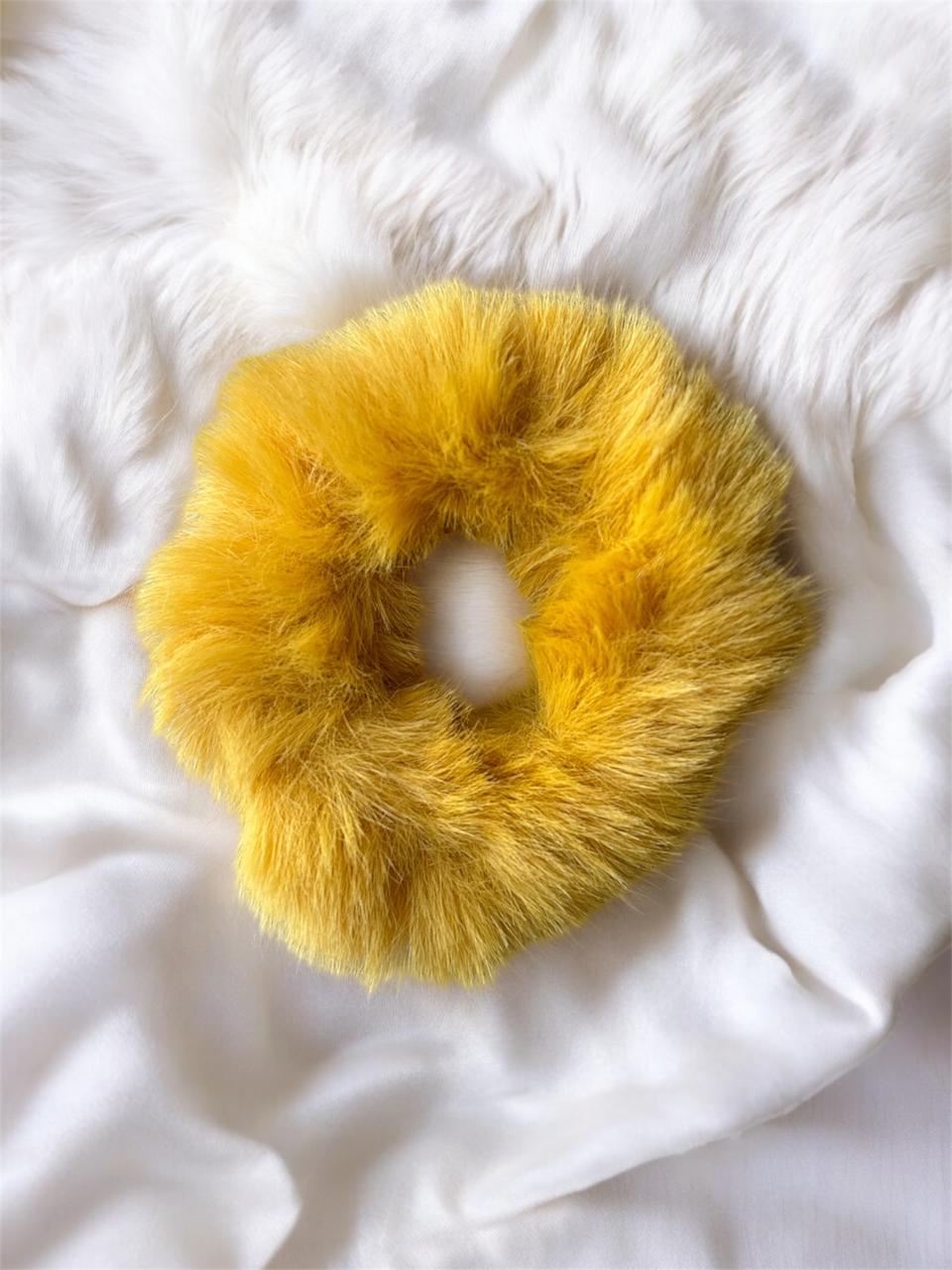 Trendy Fuzzy Hair Scrunchies