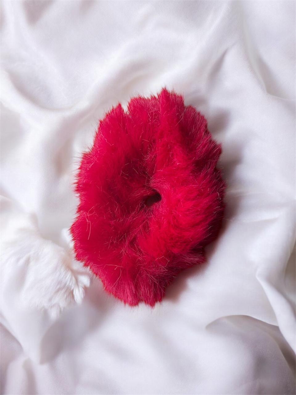 Trendy Fuzzy Hair Scrunchies