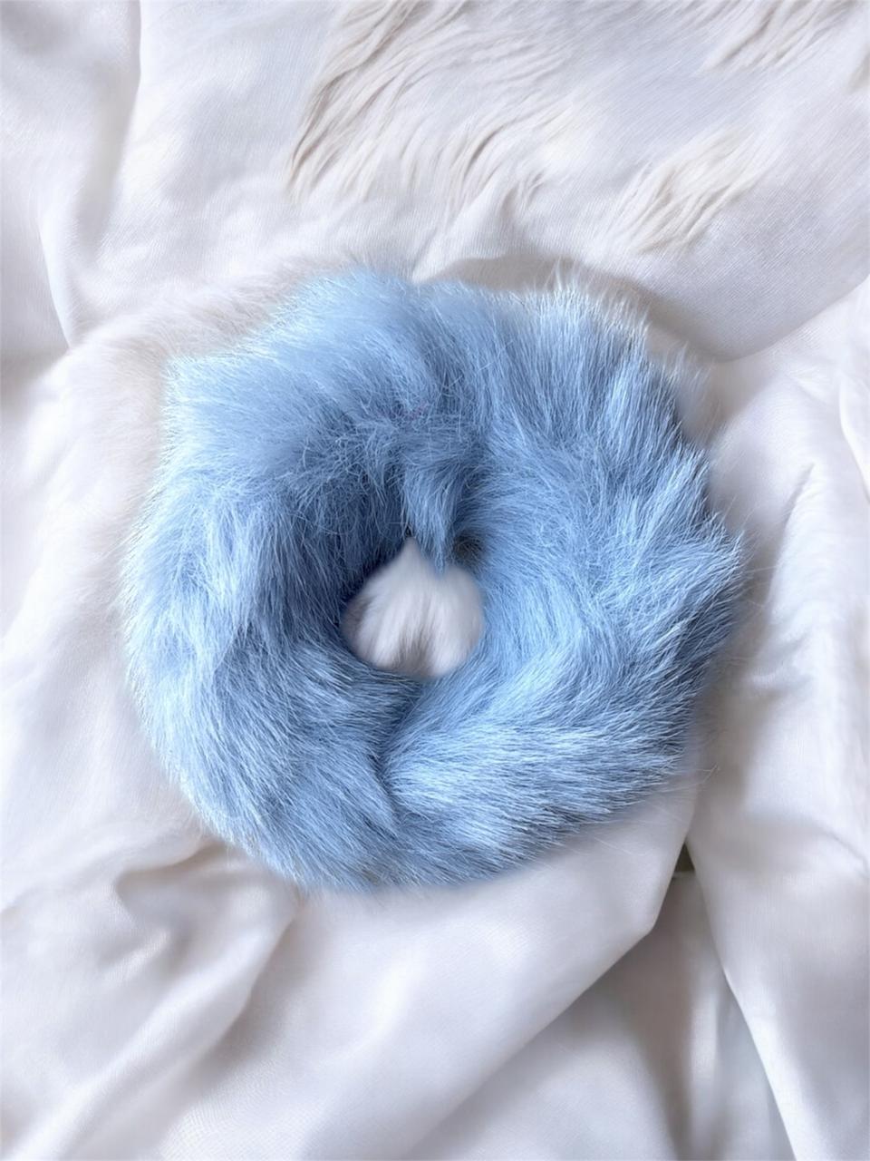 Trendy Fuzzy Hair Scrunchies