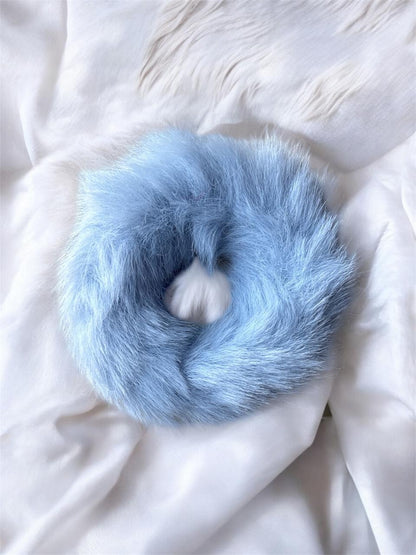 Trendy Fuzzy Hair Scrunchies