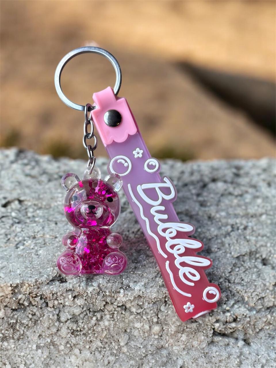 Resin Bear Keychain
