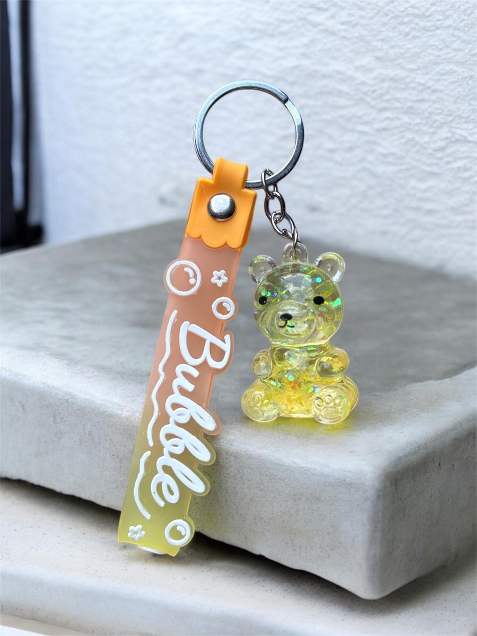 Resin Bear Keychain