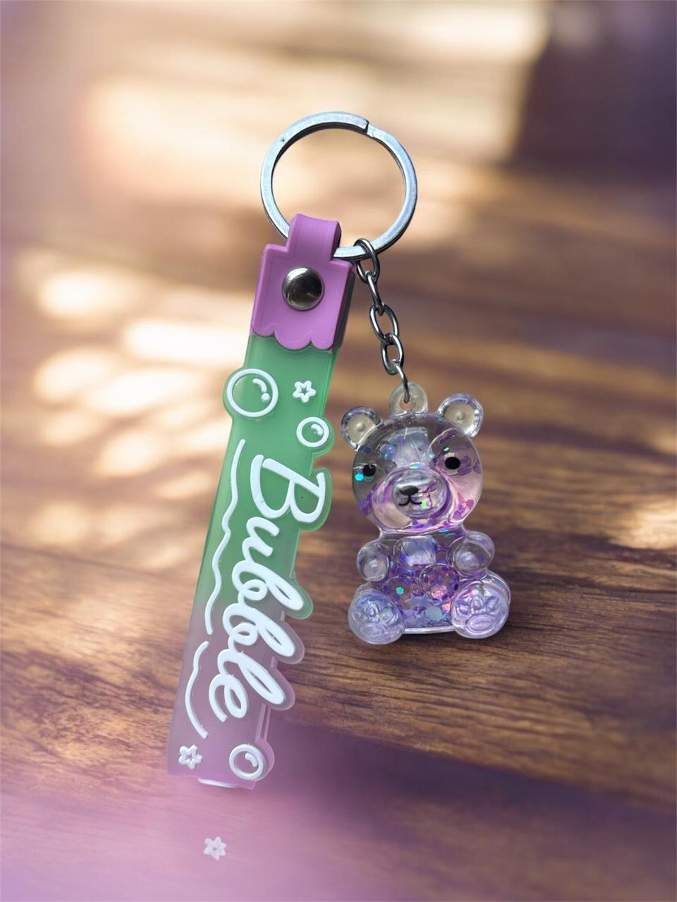 Resin Bear Keychain