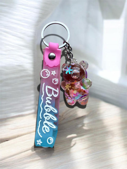 Resin Bear Keychain