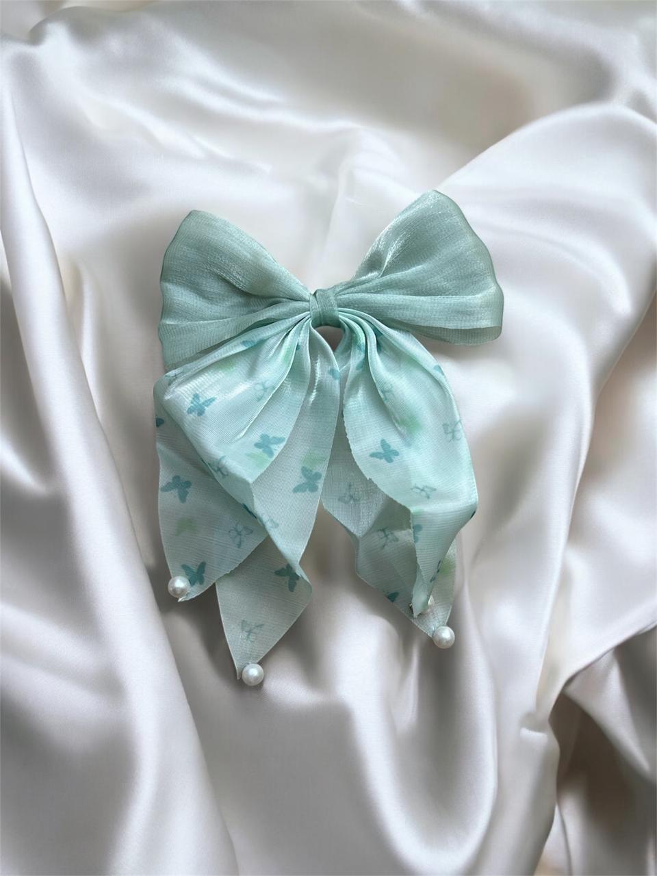 Bowknot Butterfly Printed  Hairpin