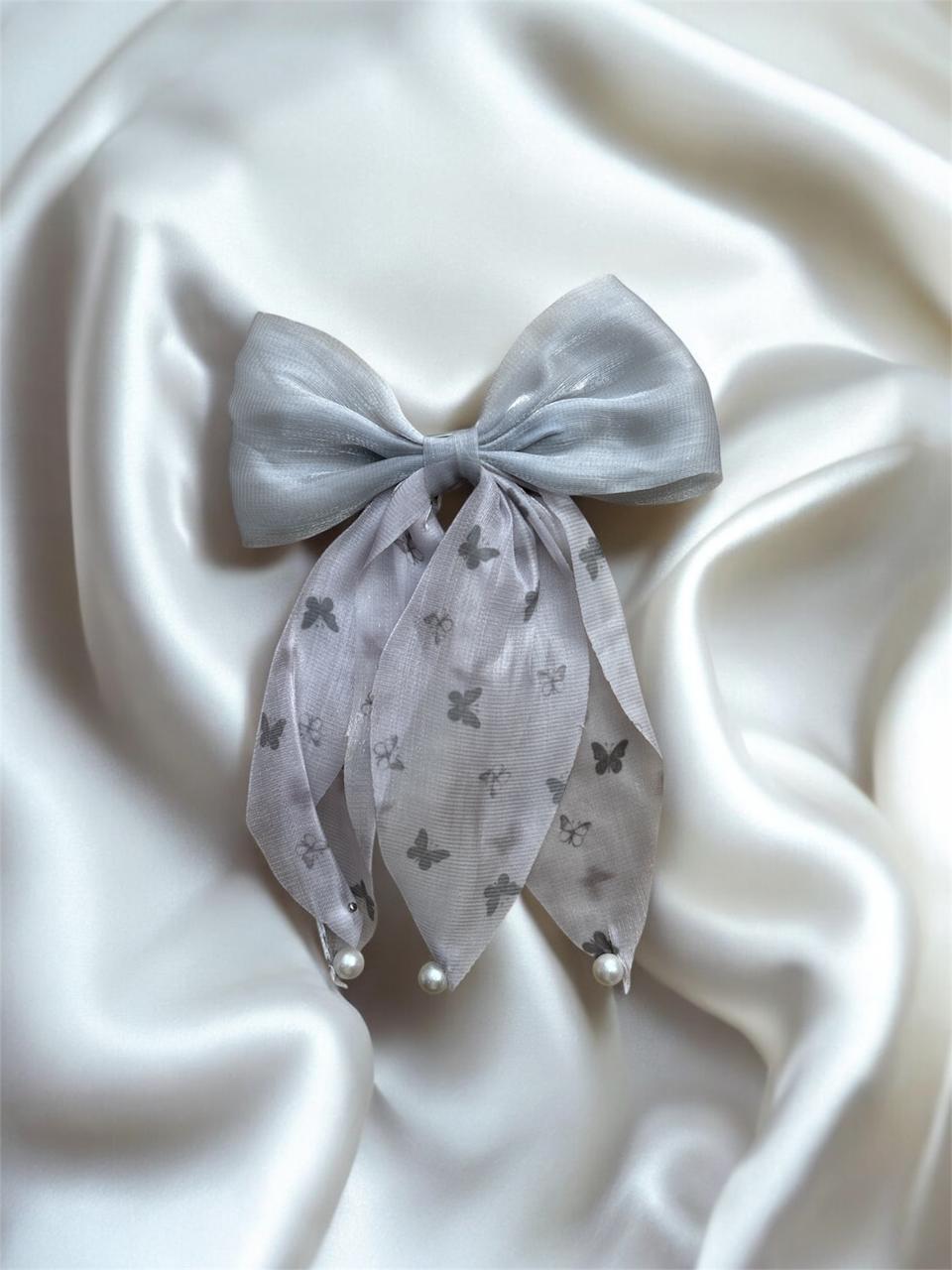 Bowknot Butterfly Printed  Hairpin