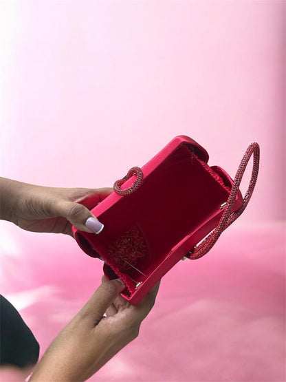 Elegant Satin Evening Clutch