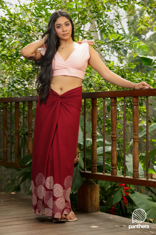 Shoulder Knot Crop Top