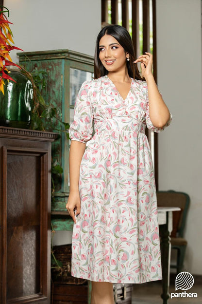 The Serene Bloom Midi