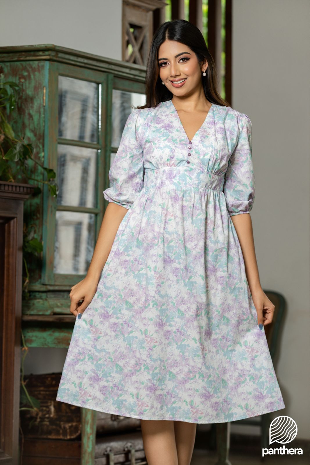 The Serene Bloom Midi