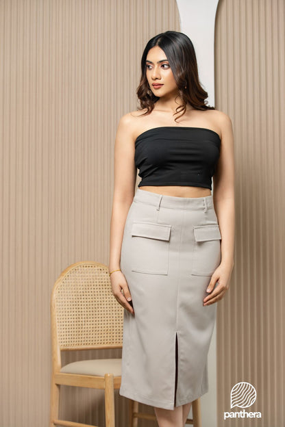 The Metro Flap Pencil Skirt