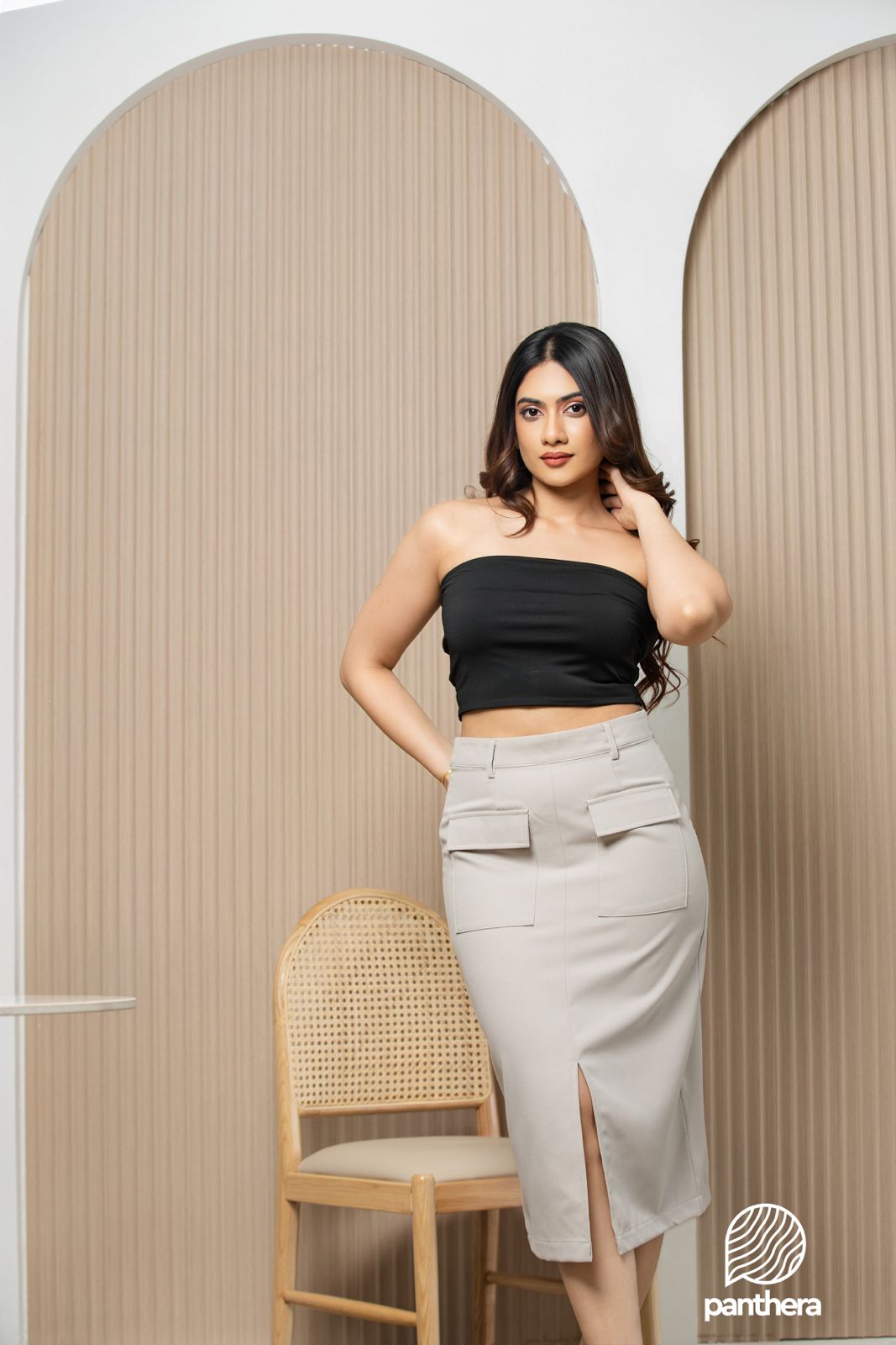The Metro Flap Pencil Skirt