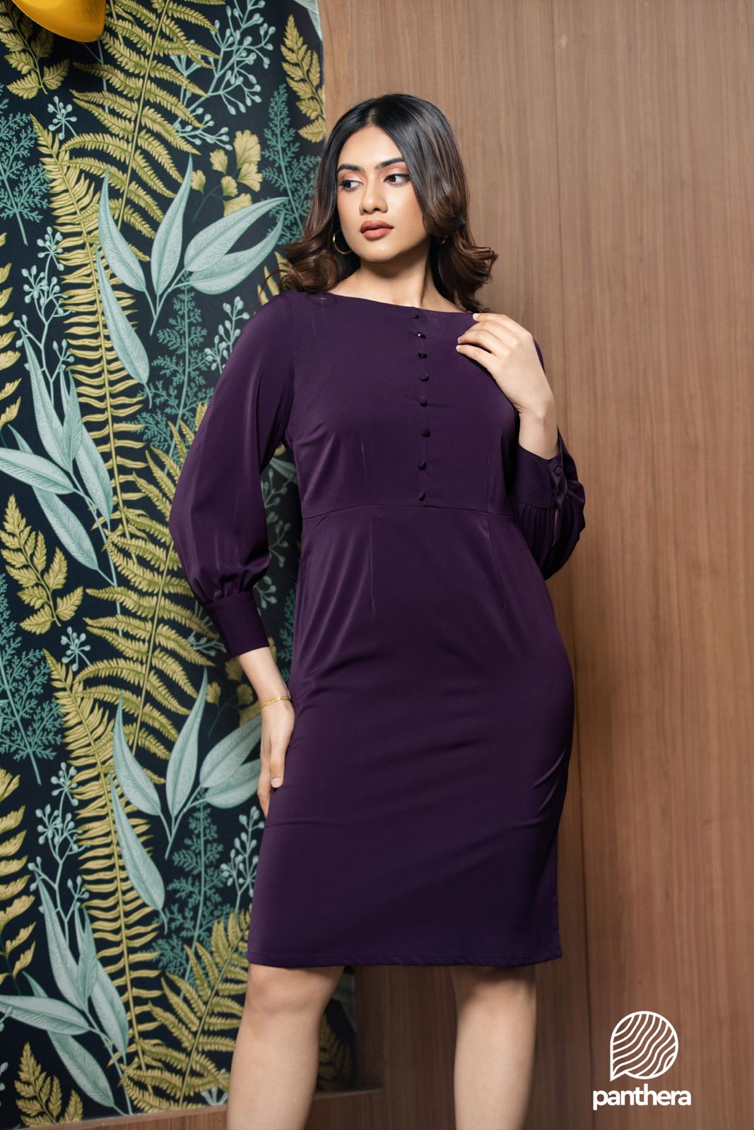 The Midnight Violet Dress